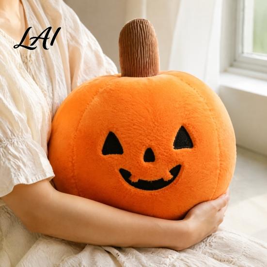 Mummy Stuffed Animal Halloween Pumpkin Pillow Doll Plush Toy Soft Creative Holiday Gift Ideas Doll Decorative Cushions for Sofa And Home