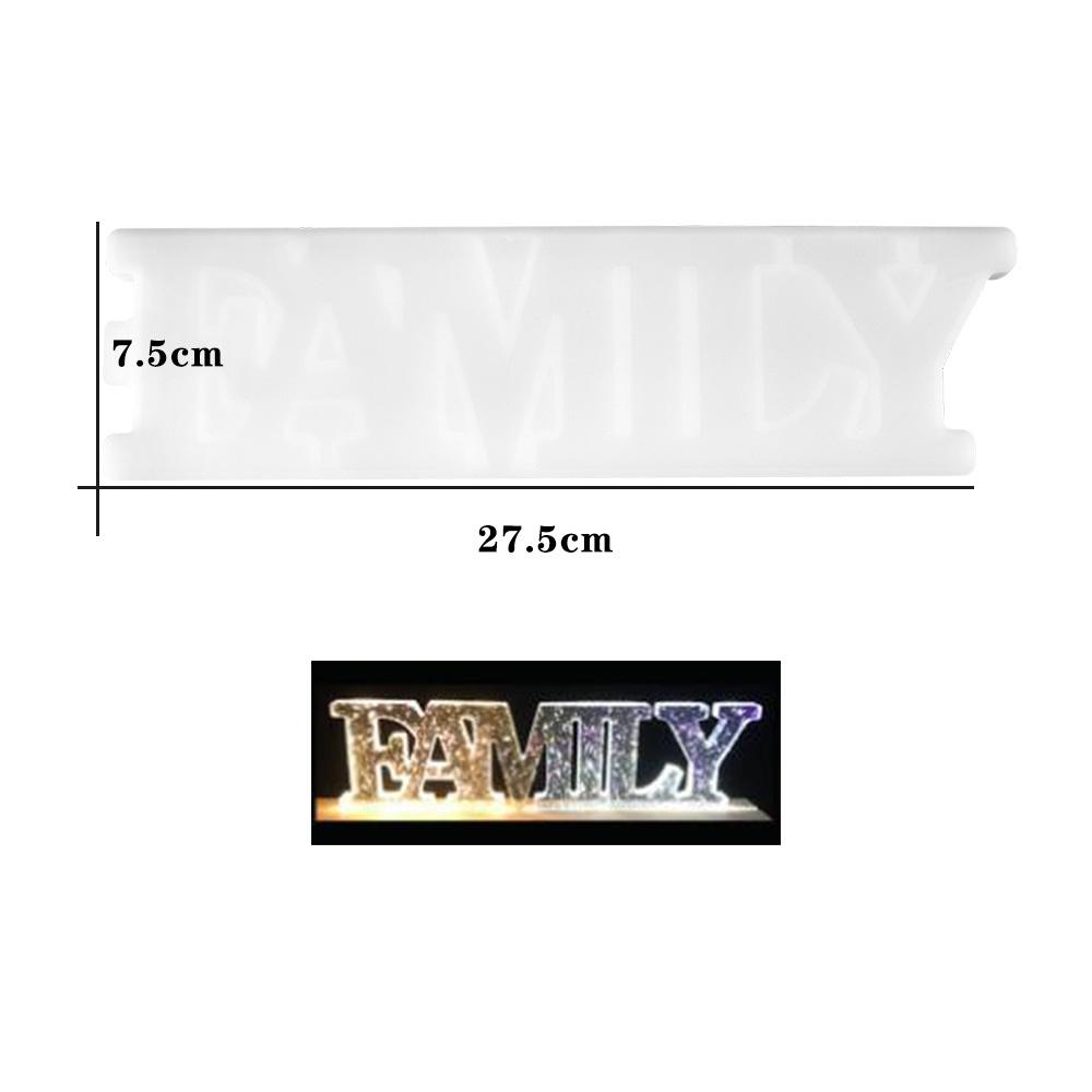 Home Love Silicone Mold Letters Epoxy Resin Mould for DIY Resin Crafts Casting Molds Home Decoration Jewelry Making Tool