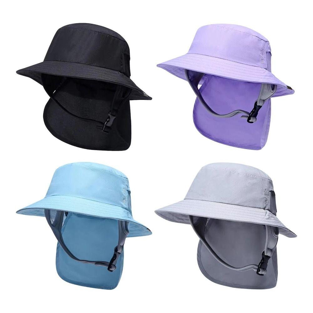 Breathable Surfing Backet Hat Wide-brimmed Fisherman Cap Summer Beach Ladies Sun Hat  Water Sport