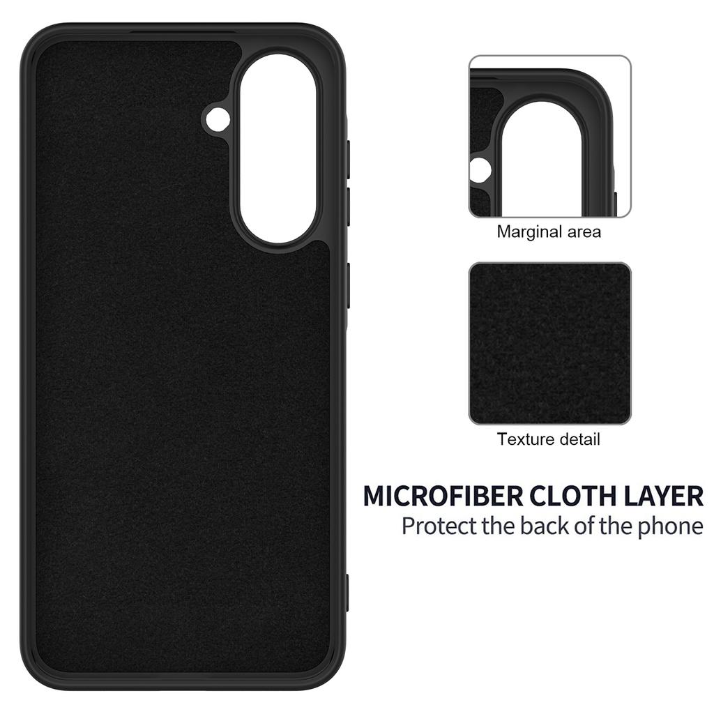 For Samsung Galaxy A37 5G Liquid Silicone Case Phone Back Cover with Hand Strap