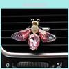 Exquisite Legierung Strass Biene Schmetterling Libelle Auto Lüftungsschlitz Parfüm Clip