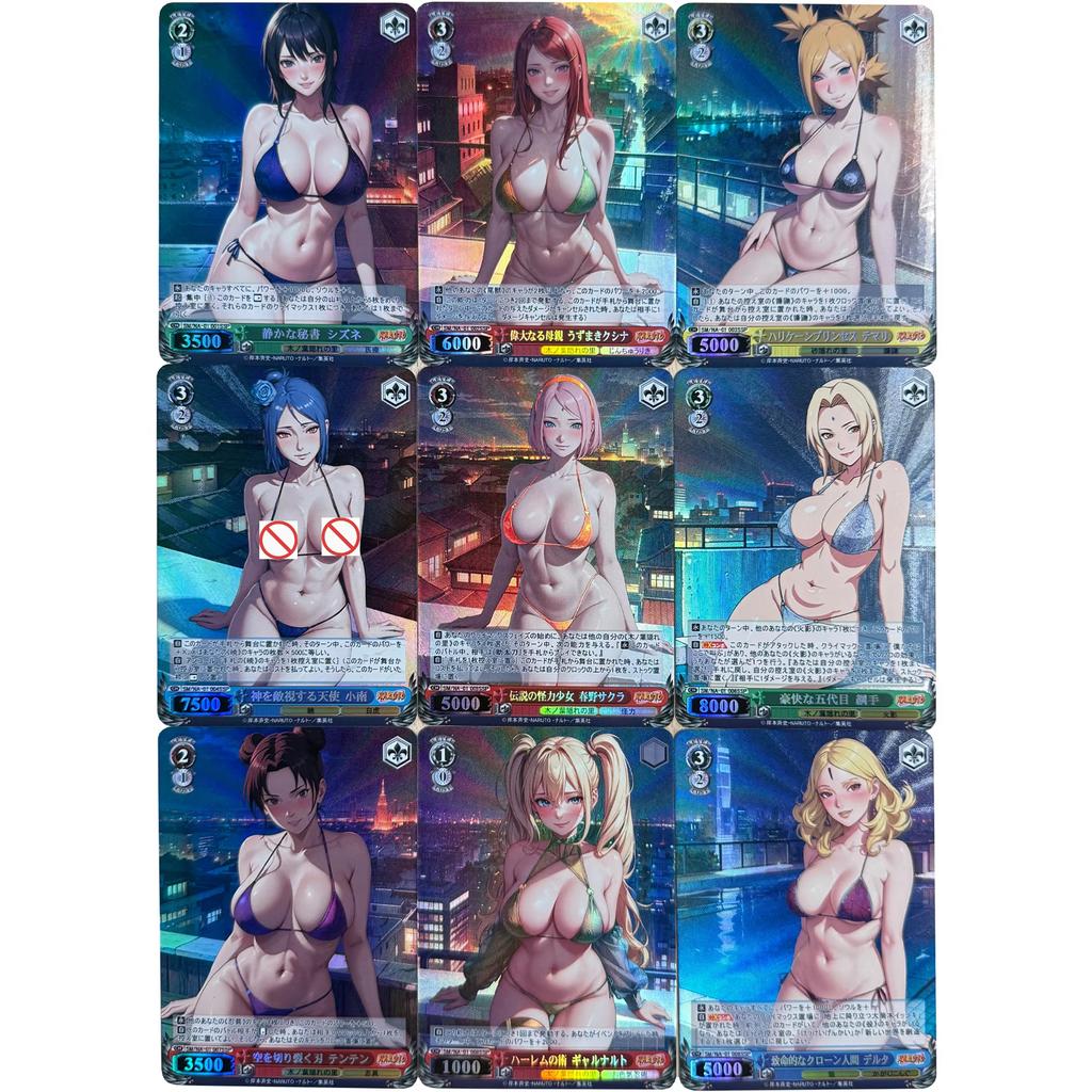 8Pcs/Set Diy Oshi No Ko Hoshino Ai And Hoshino Rubi Classic Anime Collection Flash Cards Acg Twill Gift Toy Collection For Fans