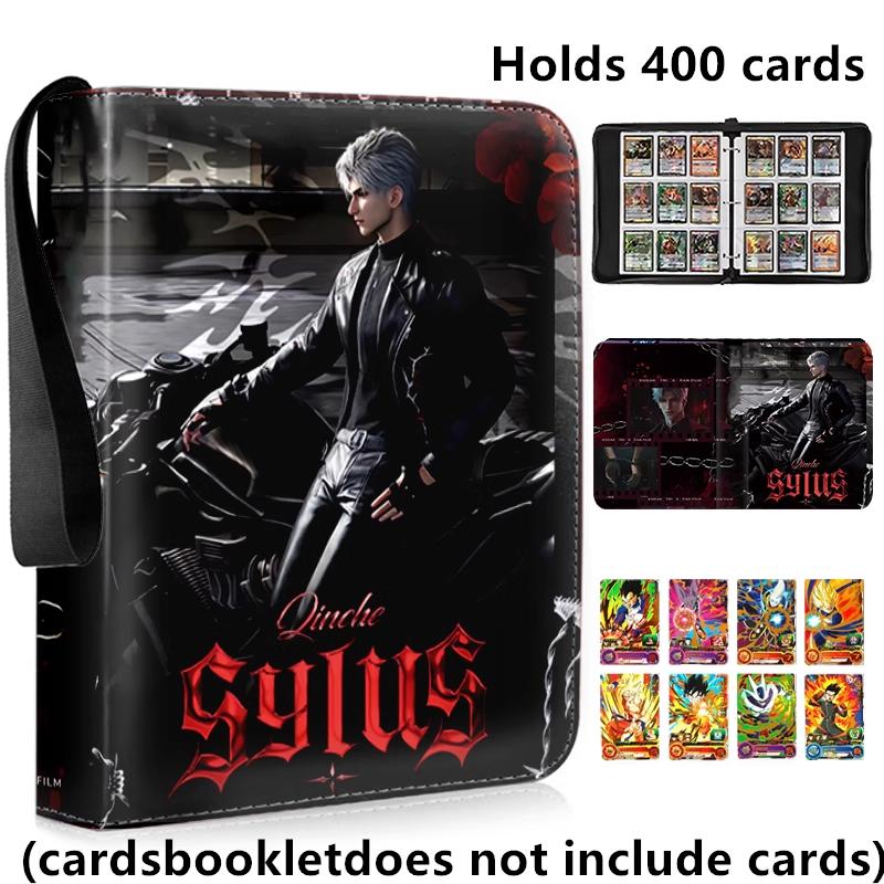 400/900pcs Love and Deep Space Card Album Book Folder 4/9 Card Slots Collections Zipper Double Pocket Card Binder Holder