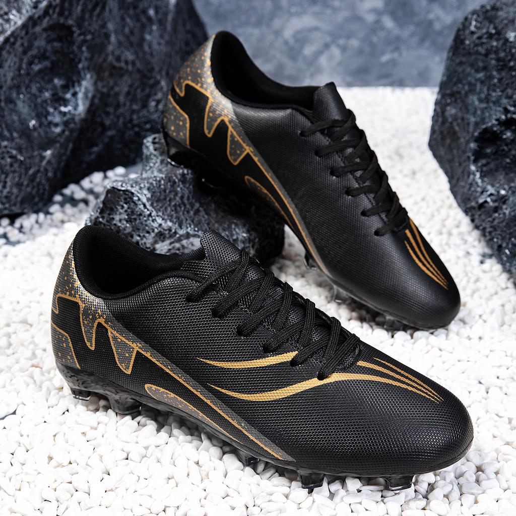 Low-top football shoes for children, boys and students, girls, broken nails, green training shoes, club game football shoes