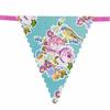 Alice au Pays des Merveilles de Floral Vintage Papier Banderole Charmant X4m