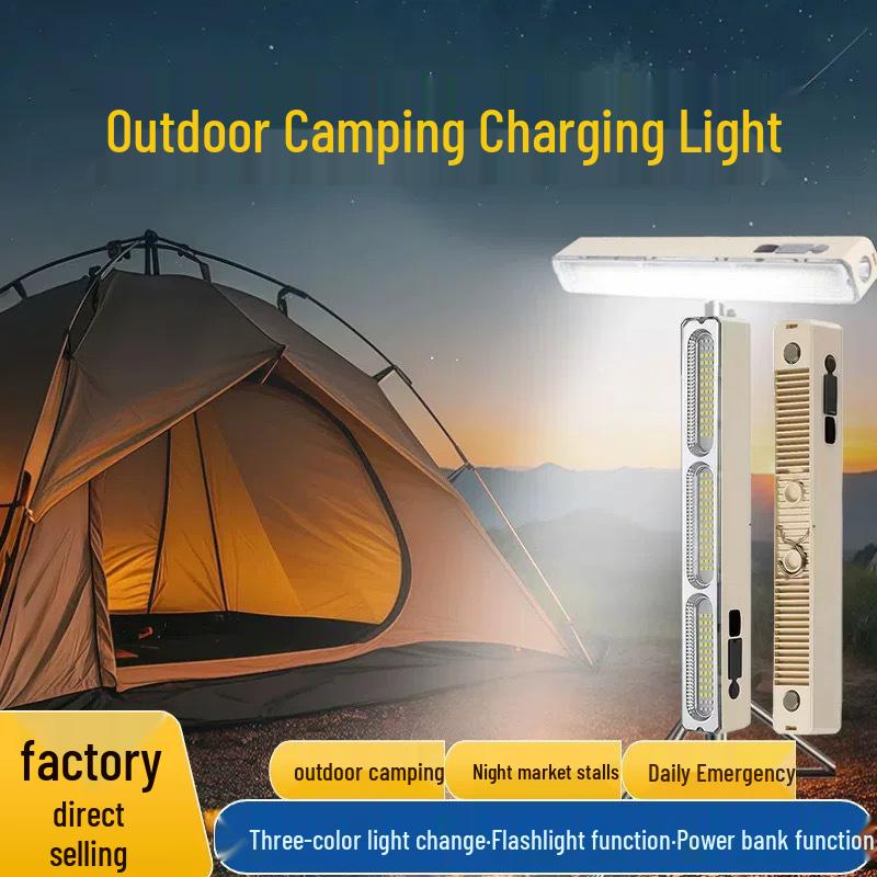Magnetic LED Emergency Light for Outdoor Camping - Long Battery Life & High Brightness