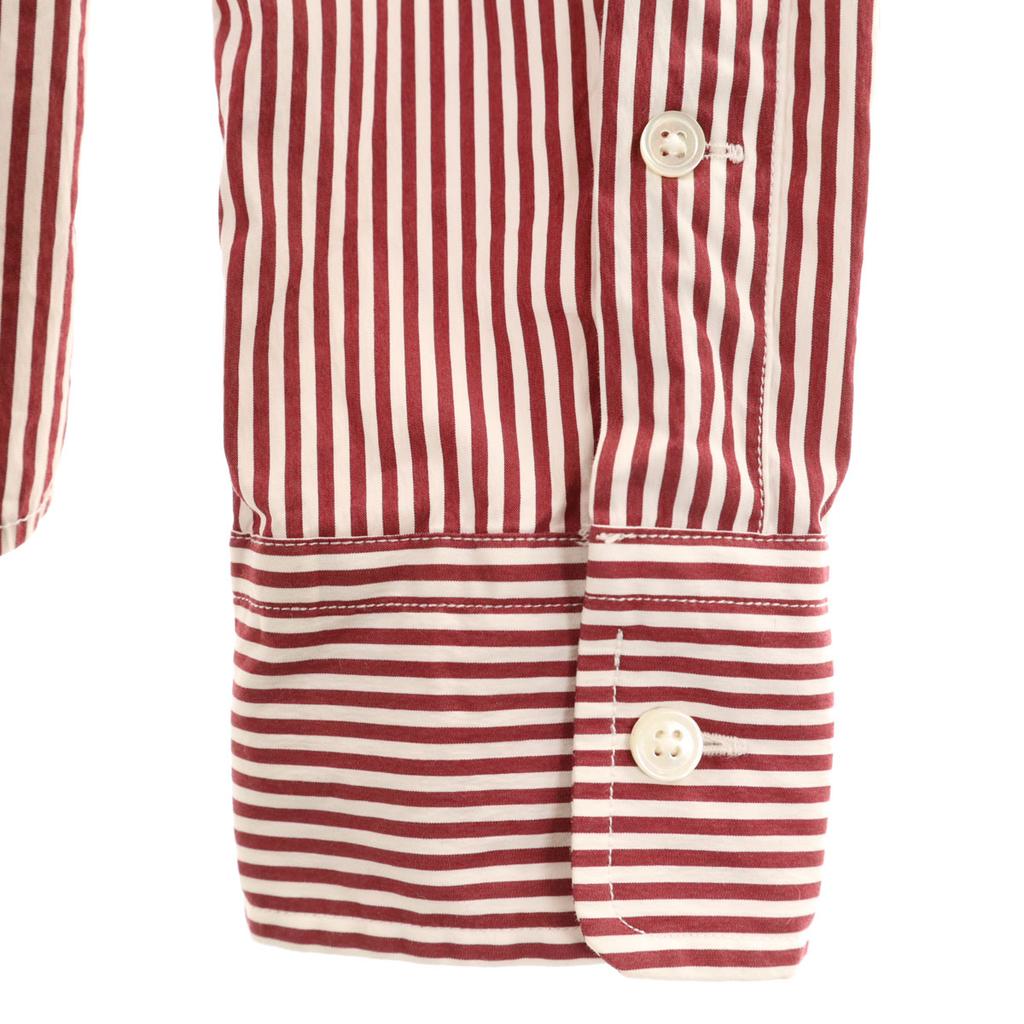 POLO RALPH LAUREN Striped Pattern Long sleeve shirt 4 stretch Women Used