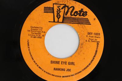 7inch Record RANKING JOE - Shine Eye Girl SKY1028 SKY NOTE 1978 US Reggae, Ska & Dub Used