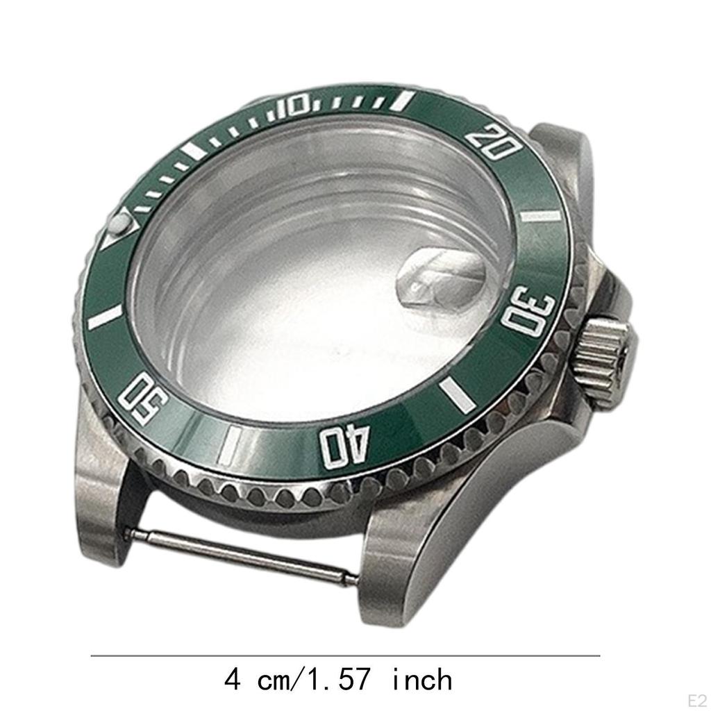 Watch Case Easy Installation Supplies Men Repairing Repair for NH36 Movement Green