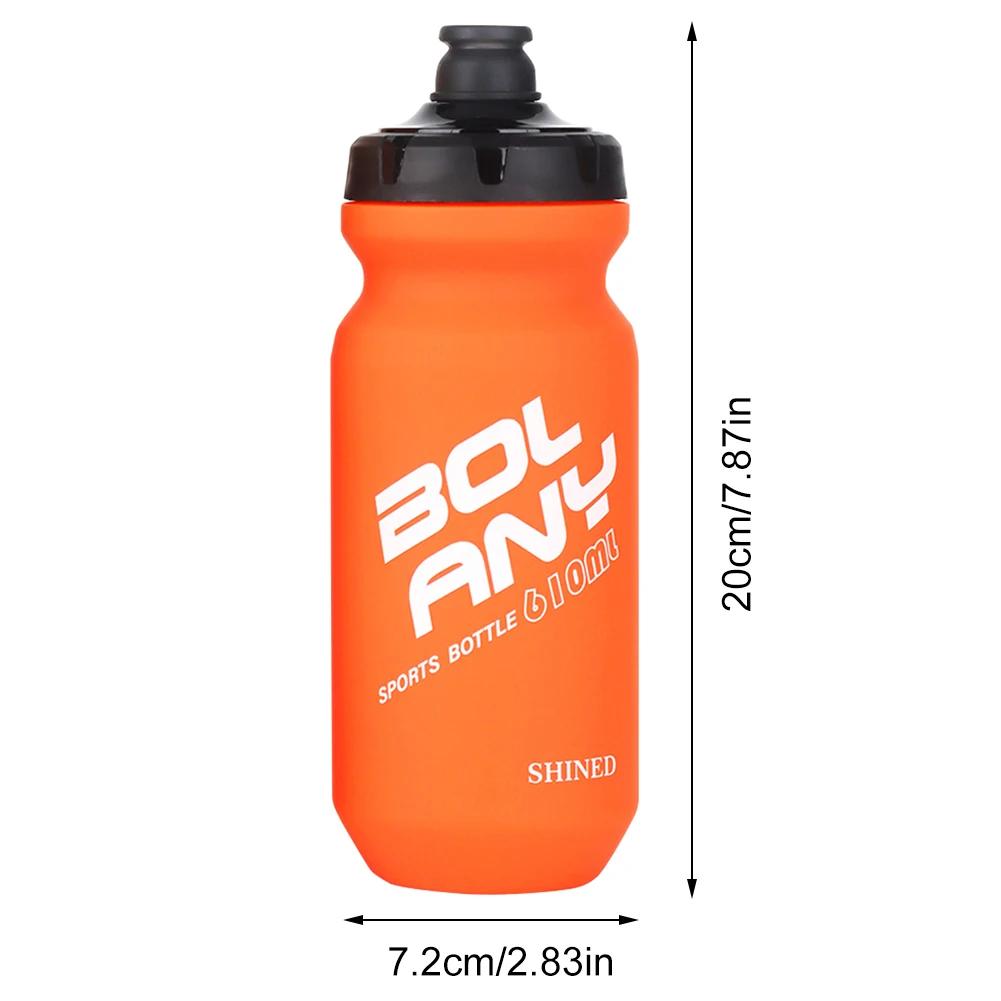Bicycle Water Bottle 610ml Lightweight Outdoor Fitness Running Climbing Riding Sports Kettle Portable Cup Squeeze Bike Bottle