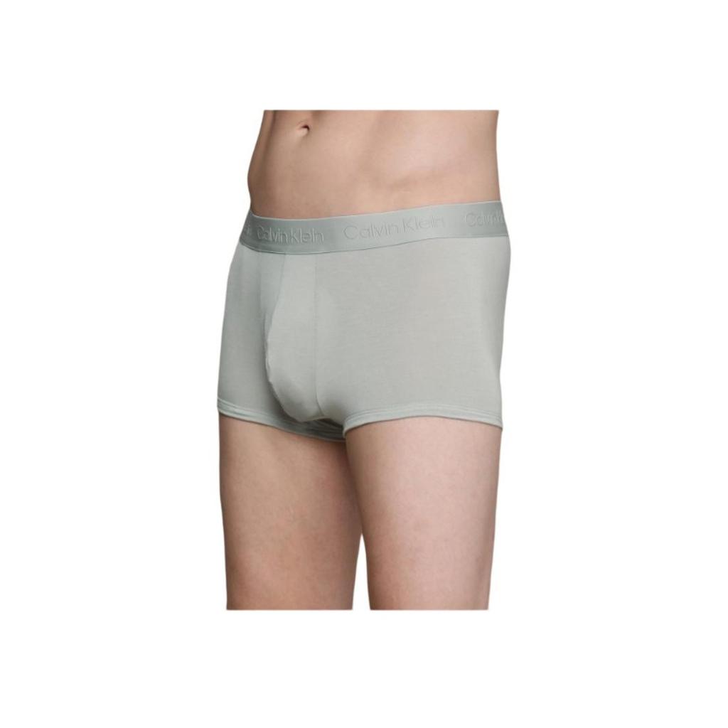 Calvin Klein Black Label Letter Pattern Mid-Rise Slim Fit Boxer Shorts Men underwear Gray NB3327-PRP