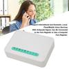 Fixed Wireless Terminal Quad Band 4G GSM Supported Antipodal Signal GSM Desktop Caller for Office Residence 100‑240V US Plug