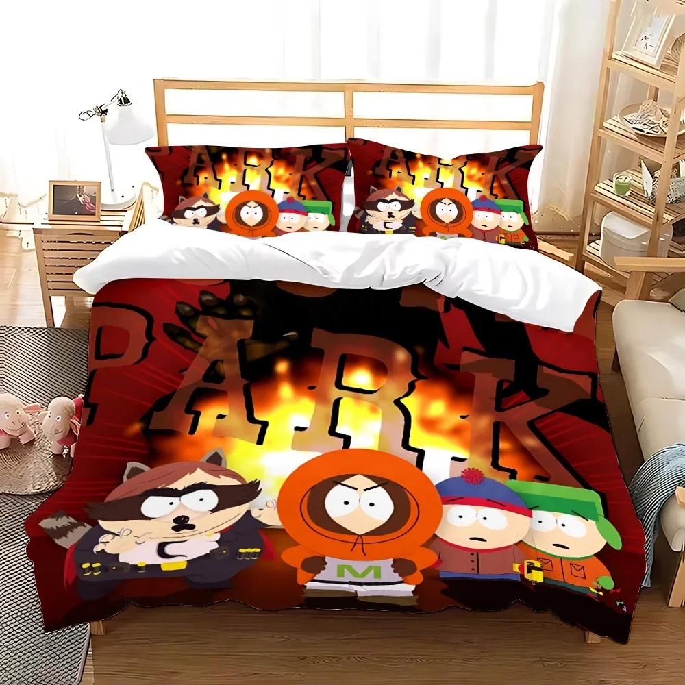 Bettbezug S-South Park Kissenbezug Bettwäsche-Set Erwachsener Junge Mädchen Schlafzimmer Dekoration Kindergeschenk Einzel Doppel Große Größe