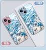 Summer fresh sea creature sea turtle glass mobile phone case iPhone12 advanced sense girl protective case Apple 17