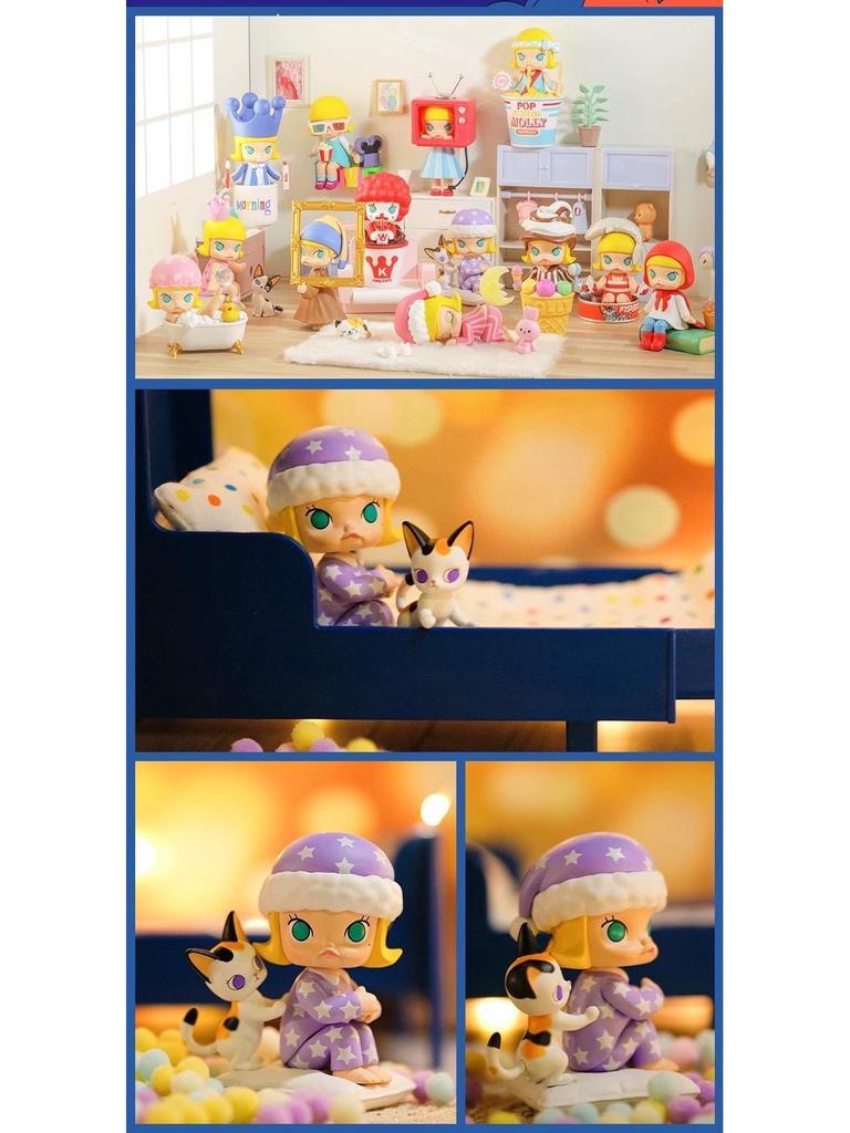 Molly Mein Kindheit Blind Box Figur Spielzeugauto Ornament Souvenir