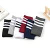 Plus Large Size Stockings Womens Long Over Above Knee Socks Striped Thigh High Ladies Black White Cosplay Lolita Harajuku Y2K