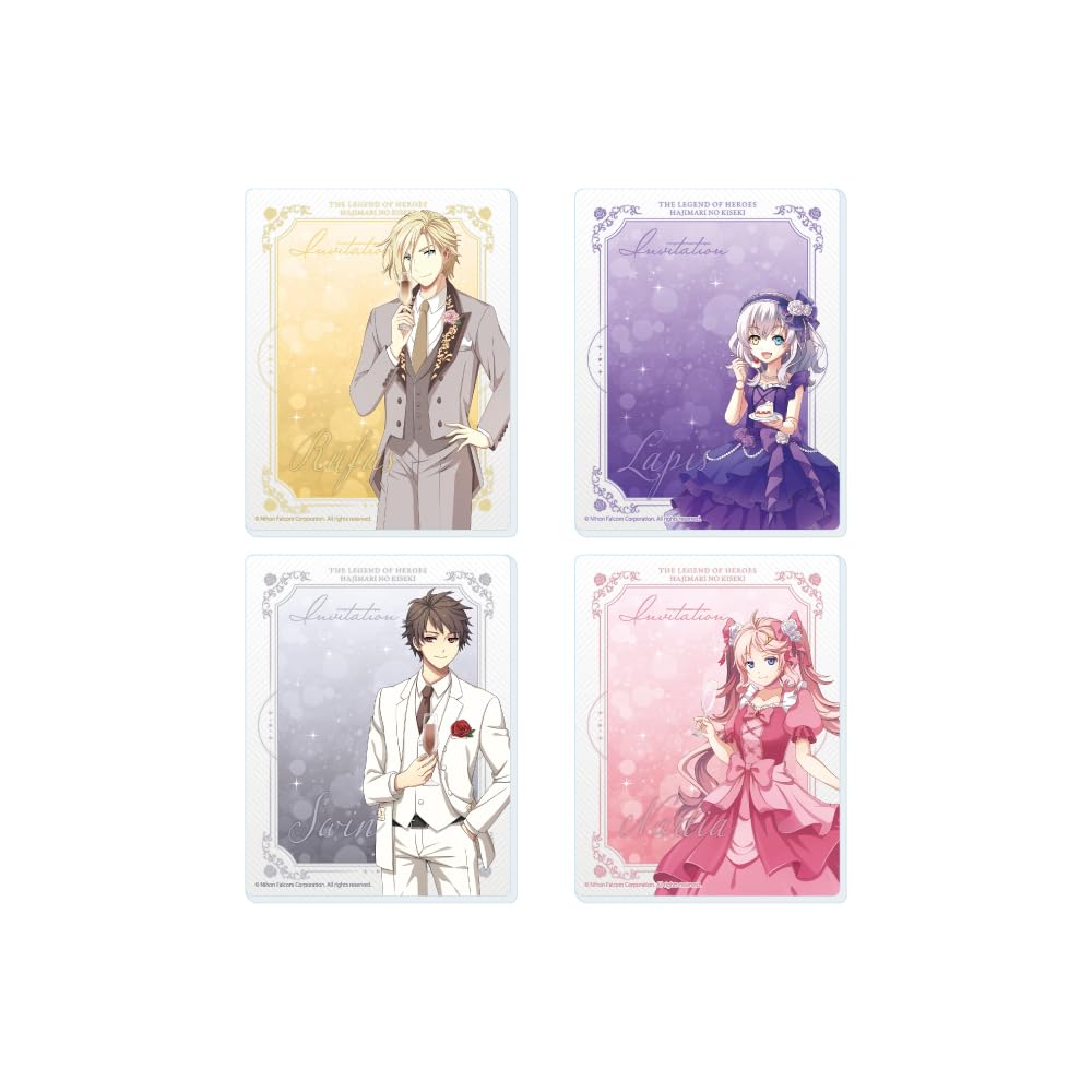 

The Legend of Trails of Cold Steel 01 Acrylic Card Complete Set of Heroes [Original Illustration] (Box 4)