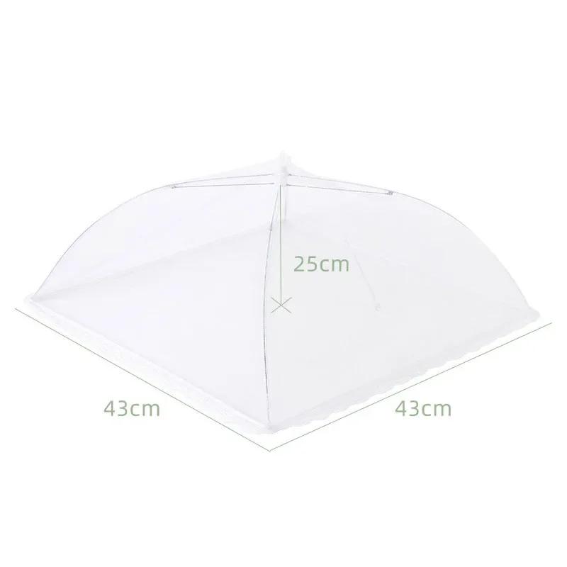 Kryt na jídlo Síťovina Skládací Omyvatelné Mušky Stolky Kryt Ochrana proti hmyzu Ochranné Kryty na nádobí Domácí Kuchyně Úložné doplňky