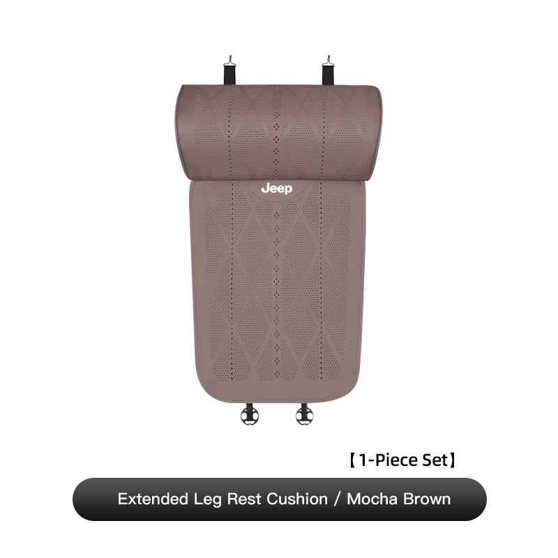 Car Leg Rest Extended Seat Cushion Breathable Integrated Seat Cover For Jeep Grand Cherokee Wrangler JK Gladiator Compass Renega