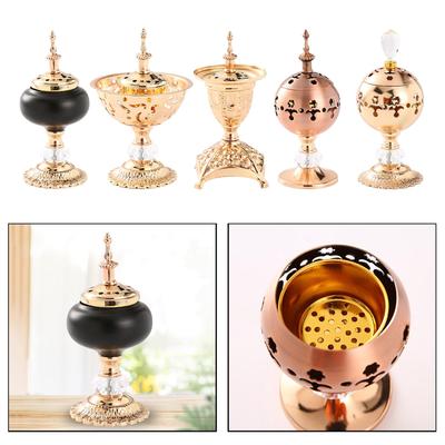 Hollow Design Burner Electroplate Censer Yoga