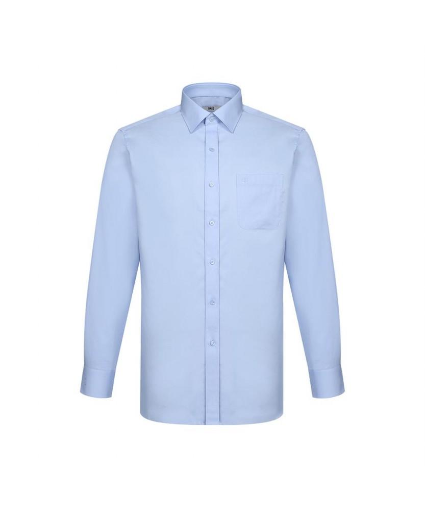 Dagseusyeocheu Cotton Blend Dress Shirt Regular Fit Blue_Dlp2Shdl111B1