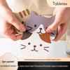 Cute Cat Non-Slip PVC Coaster, Heat-Resistant Silicone Placemat for Cups and Bowls
