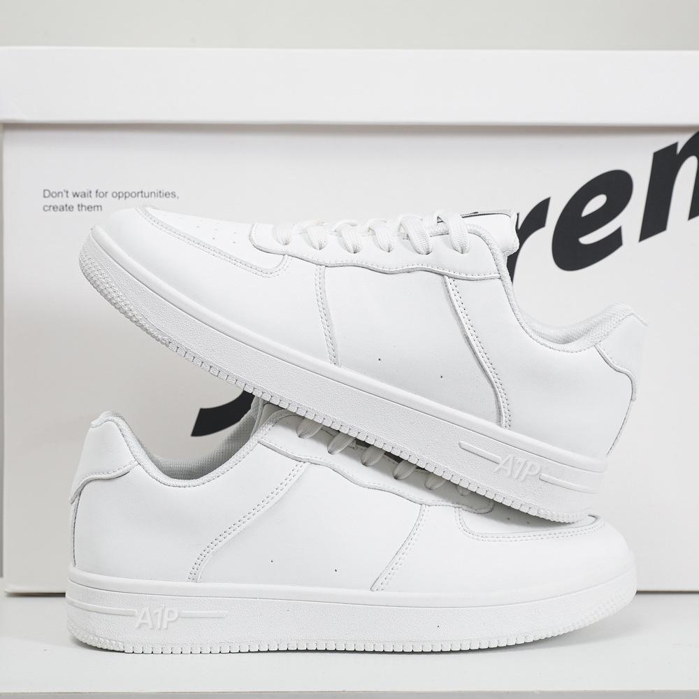 [Producent] Buty deskorolkowe buty męskie 2025 wiosna nowe męskie buty sportowe casualowe miękka podeszwa antypoślizgowe białe buty