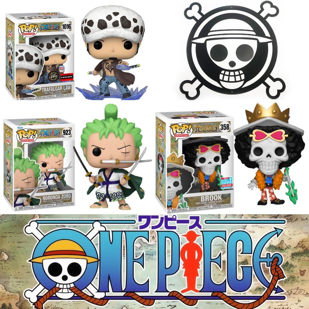 Funko Pop One Piece Luffy Brook Chopper Zoro Nami Law Actionfigur Spielzeug 9cm