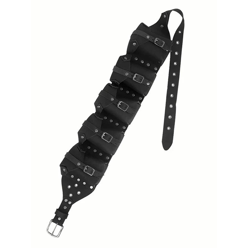 Men Grommet Belt Cosplay Alchemist WaistBelt Cosplay Industrial Age LARP Cosplay for Costume Photography Props
