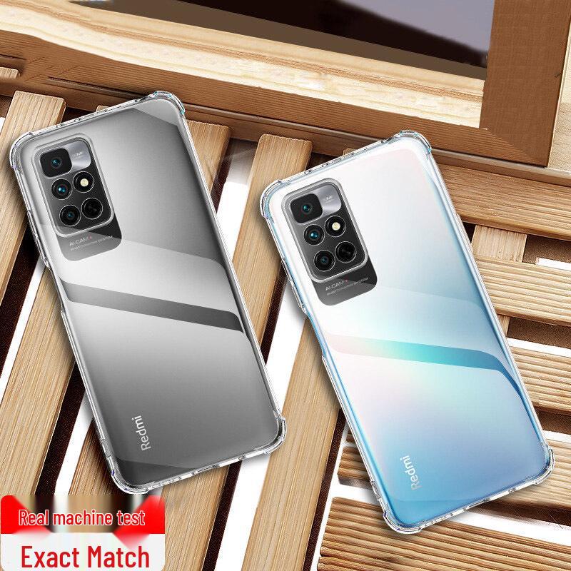 Compatible Redmi Note Phone Case Airbag Transparent (Note 15/14/13/12/11/10/9/8/7/6/Pro/+)