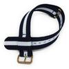 CASSIS Nylon Watch Strap NATO with Replacement X0037A74206018 LOOP, 18mm, Blue/White, Tool,