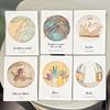 42 Pcs Vidas Anteriores Oracle Cards 10.5*7.5cm Spanish Edition, Past Lives Deck for Karma Soul Healing Double-Sided Embossed