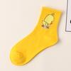 Unisex Cute Cartoon Dancing Yellow Duck Socks Hip Hop Cool Hipster Socks Cotton Art Funny Socks Tide Pet Elf Casual Sox