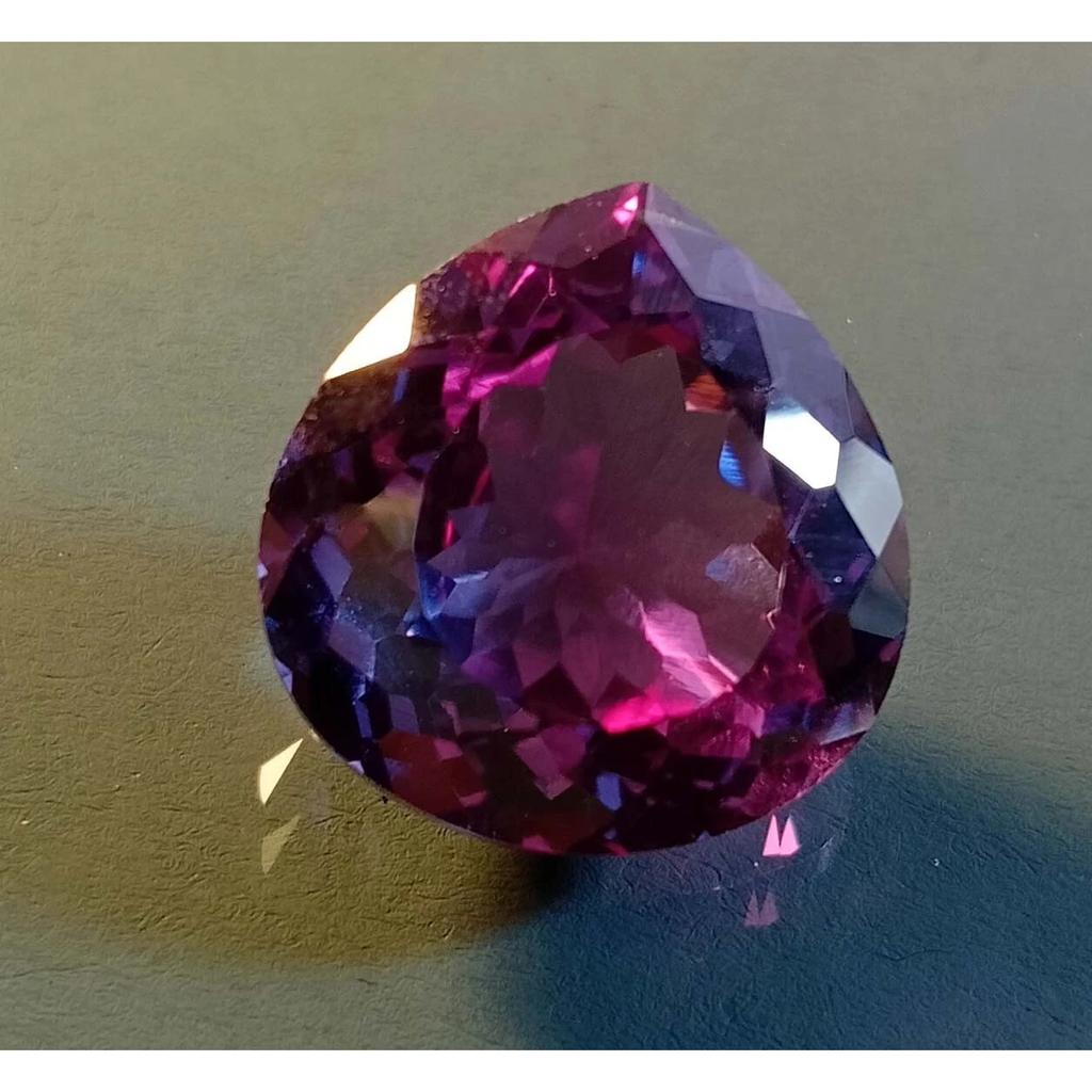 Alexandrite Color Change Natural 20+ Ct Pear Cut Beautiful Certified Gemstone