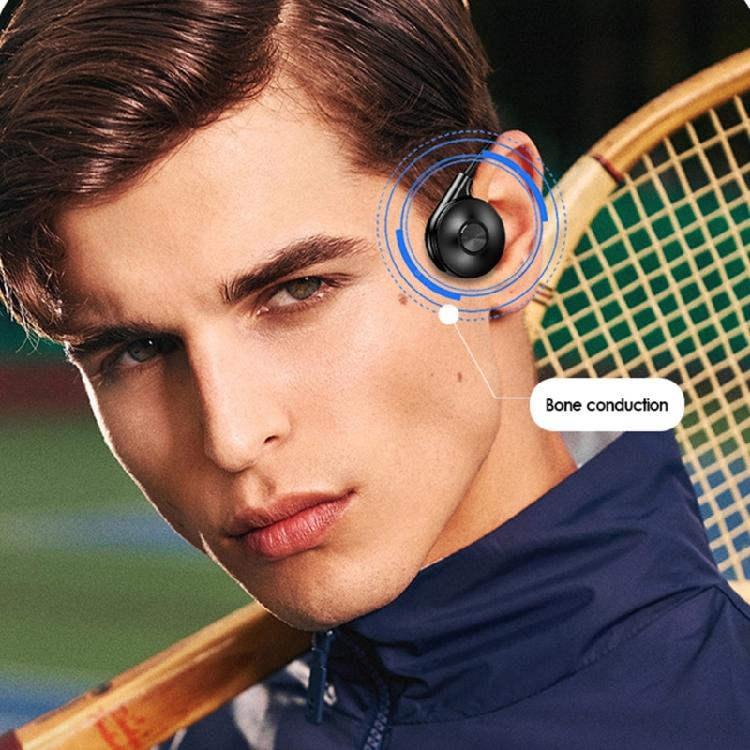 Bone Conduction Headphones Waterproof Open Ear Earbud Earpiece Noise Canceling