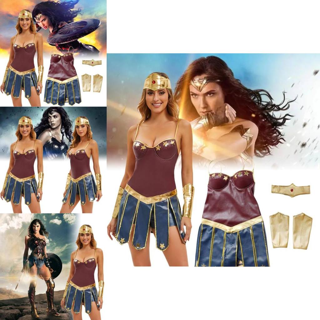 Stunning 2024 Wonder Woman Costume Greek Goddess Roleplay Outfit For Women