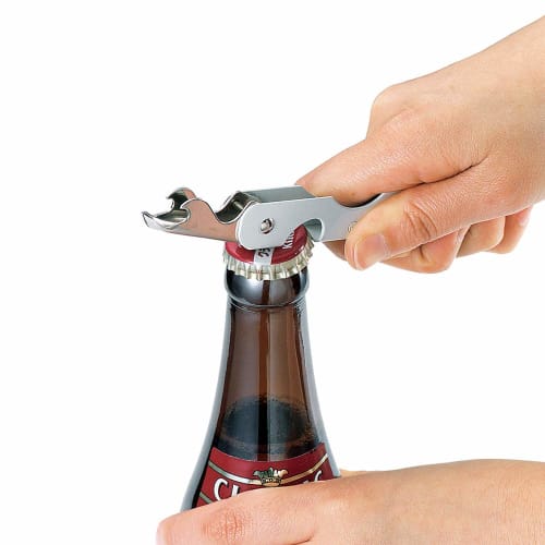 Shimomura Kogyo Made in Japan Ajiwai Shokubo Bottle Opener/Can Opener ABO-621 Made in Tsubame-Sanjo, Niigata