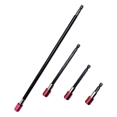 4Pcs Drill Bit Extension Set Magnetic Drill Screwdriver Bit Holder Bar Chucks Holder Extenders 1/4inch Hex Bit Holder