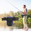 Fishing Belt, Sea Fishing/Rock Fishing Rod Holder, Waterproof PVC Material, Secures and Easy to Store (Fishing Belly Top Belt)
