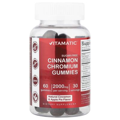 Cinnamon Chromium Gummies, Natural Cinnamon and Apple Pie, 2,000 Mg, 60 Gummies (1,000 Mg Per Gummy)