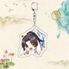 6cm Cute Anime Scum Villain Self Saving System Acrylic Keychain Shen Qingqiu Luo Binghe Cosplay Bag Pendant Decoration Toys Gitf