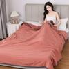 Couette d'été en coton lavable à l'eau avec teinture active pour chambre à coucher et dortoir