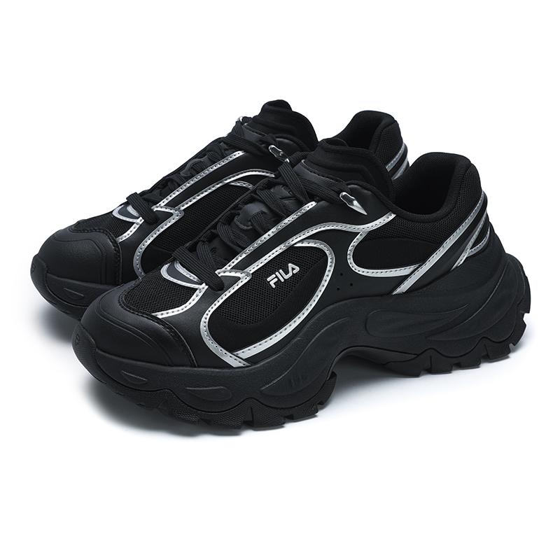 FILA Sofia 4 Lux Fishbone Shoes Versatile Fashion High-End Simple Classic Retro Comfortable Daily Commuting Sneakers Women sneakers F12W521114FBK