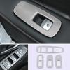 For Hyundai Sonata 2020-2024 Silver Console Window Lift Panel Switch Cover Trim