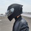 Jiekai Electric Motorcycle Helmet Men's and Women's Full Helmets Double Lenses Full Overlay Street Car Bluetooth Universal in All Seasons