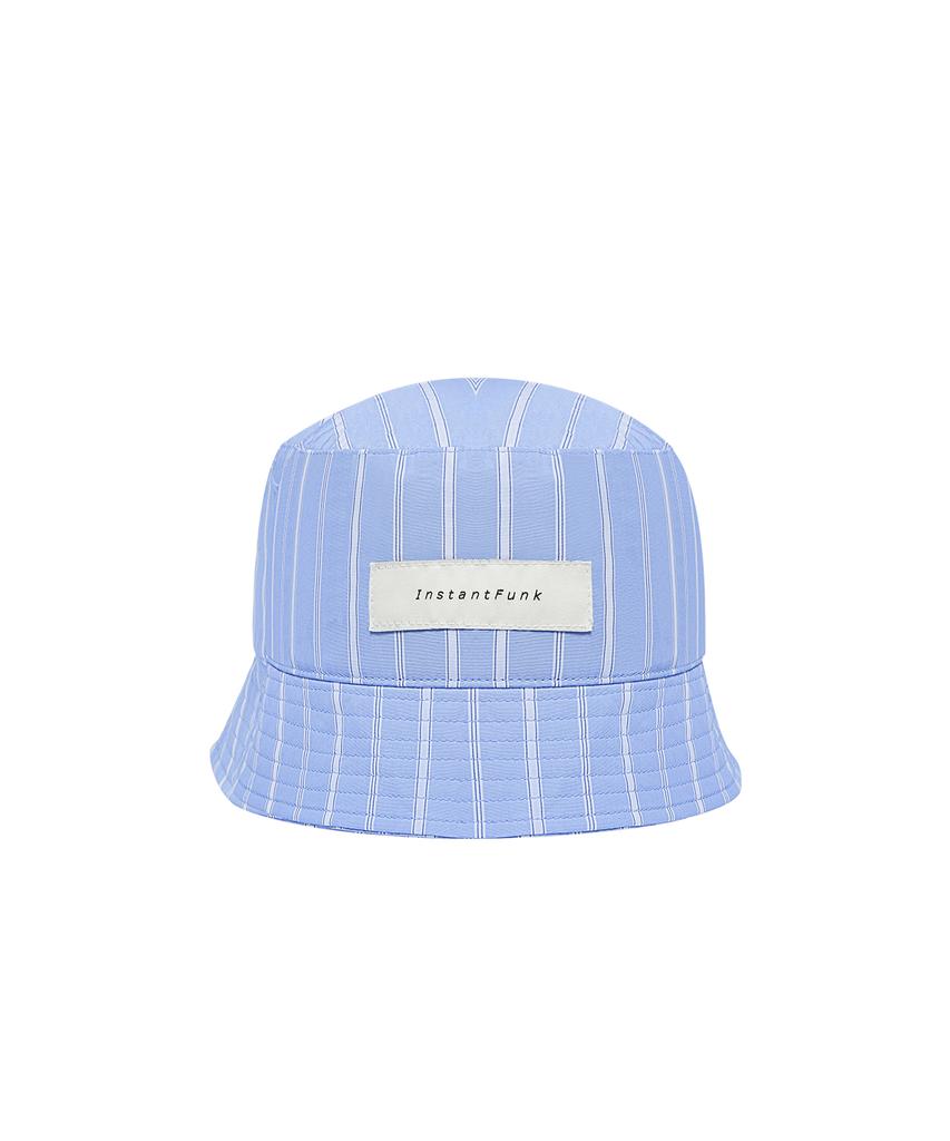 INSTANTFUNK Striped Bucket Hat - Blue
