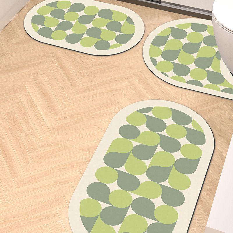 Soft Diatom Mud Non-Slip Bathroom Floor Mat Set - 3 Pieces