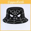 Fisherman Spider Cartoon Hat With Breathable Cotton For Kids Outdoor Wear Casual