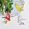 Colorful Reindeer & Bells Christmas Ornaments for Tree & Party Decoration