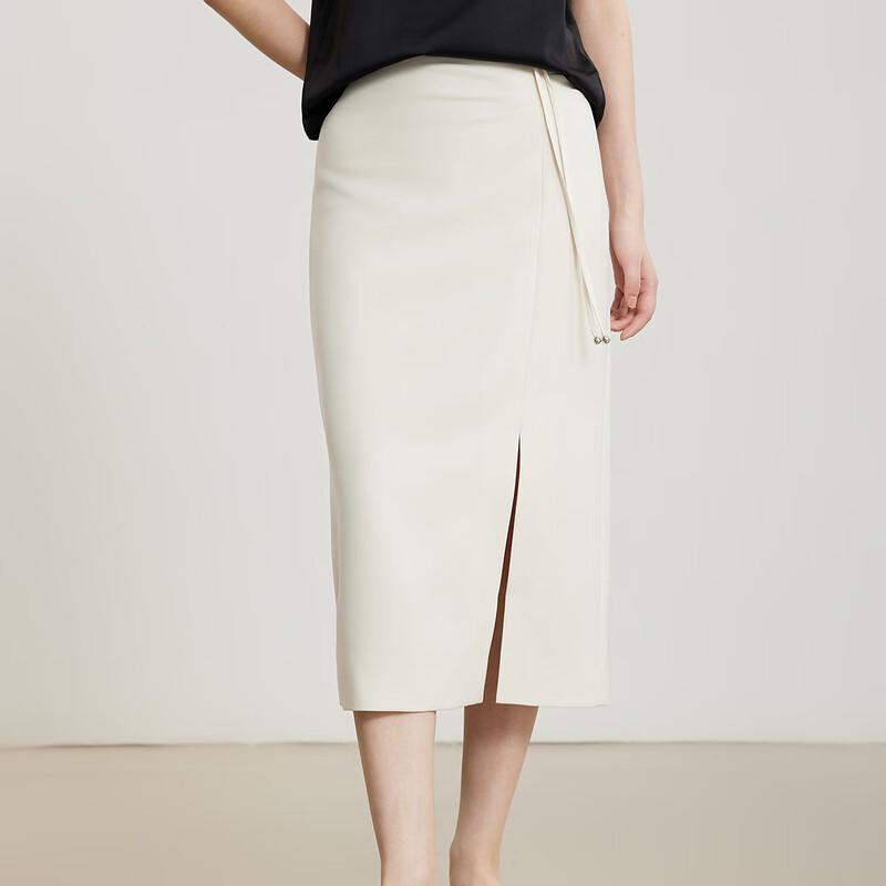 

Gejin Women s Slim Fit Front Slit Midi Skirt M